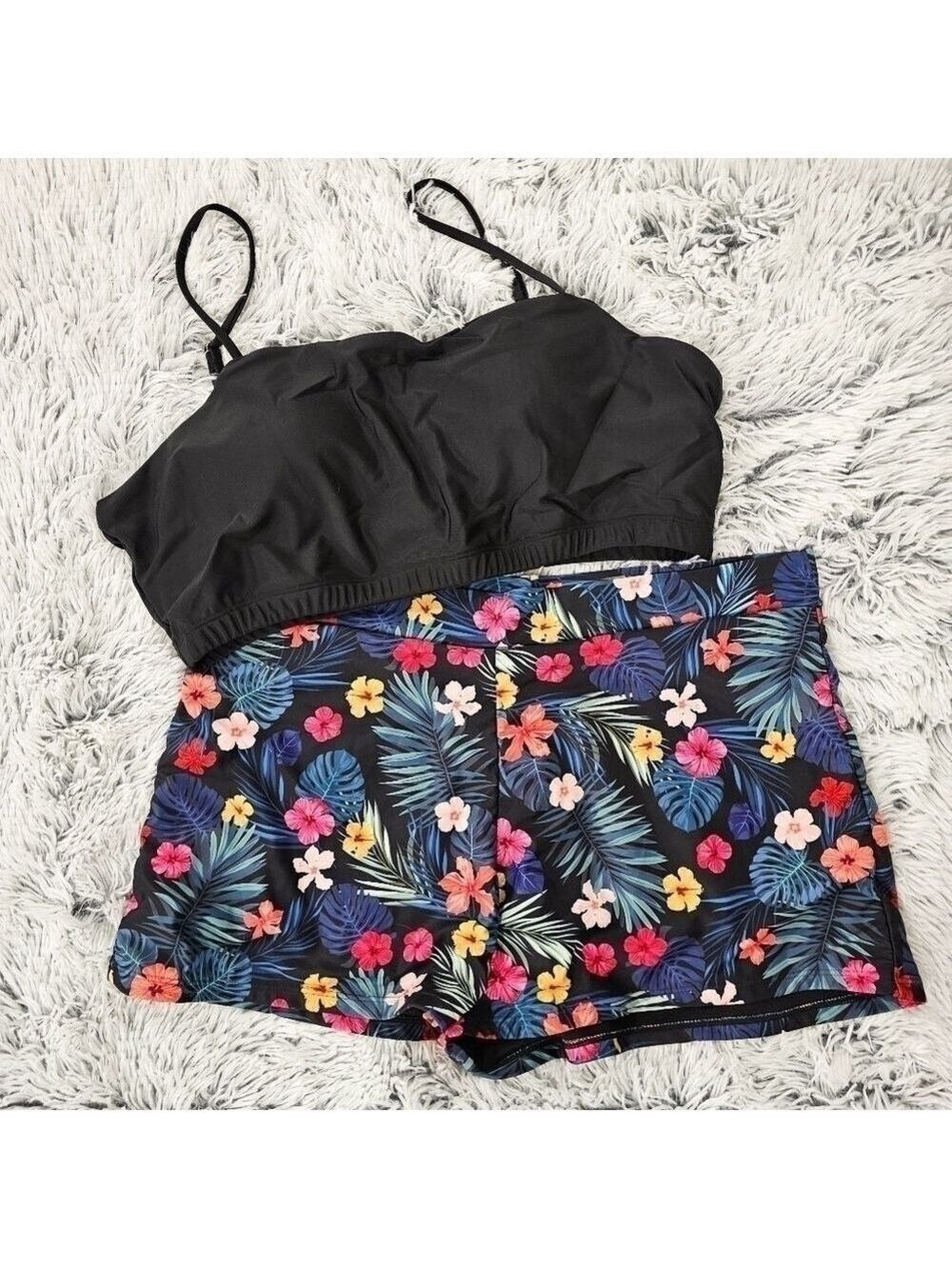 Shein Tropical Print Bikini size 3XL